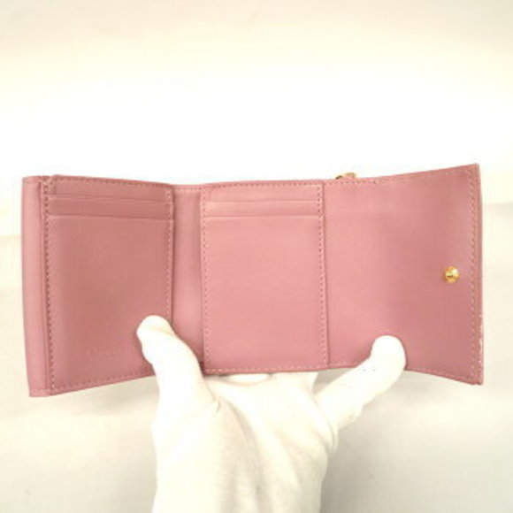 Christian Dior Cannage Patent Leather Tri-fold Wallet - Picture 3 of 9